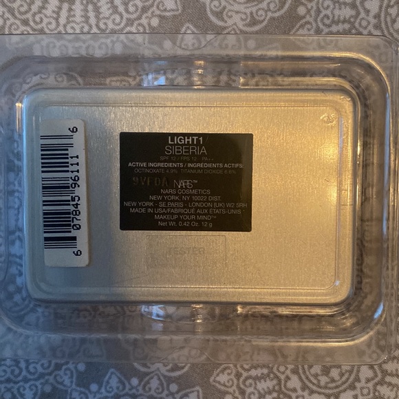 New NARS SIBERIA LIGHT1 Tester Never tested Foundation SPF 12 .42g - Picture 3 of 4